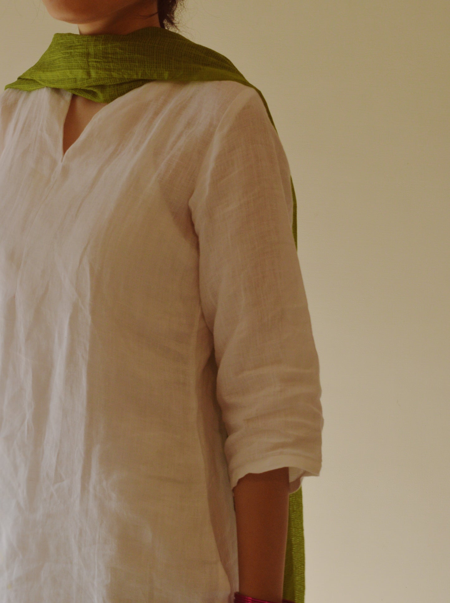 White Linen Kurta