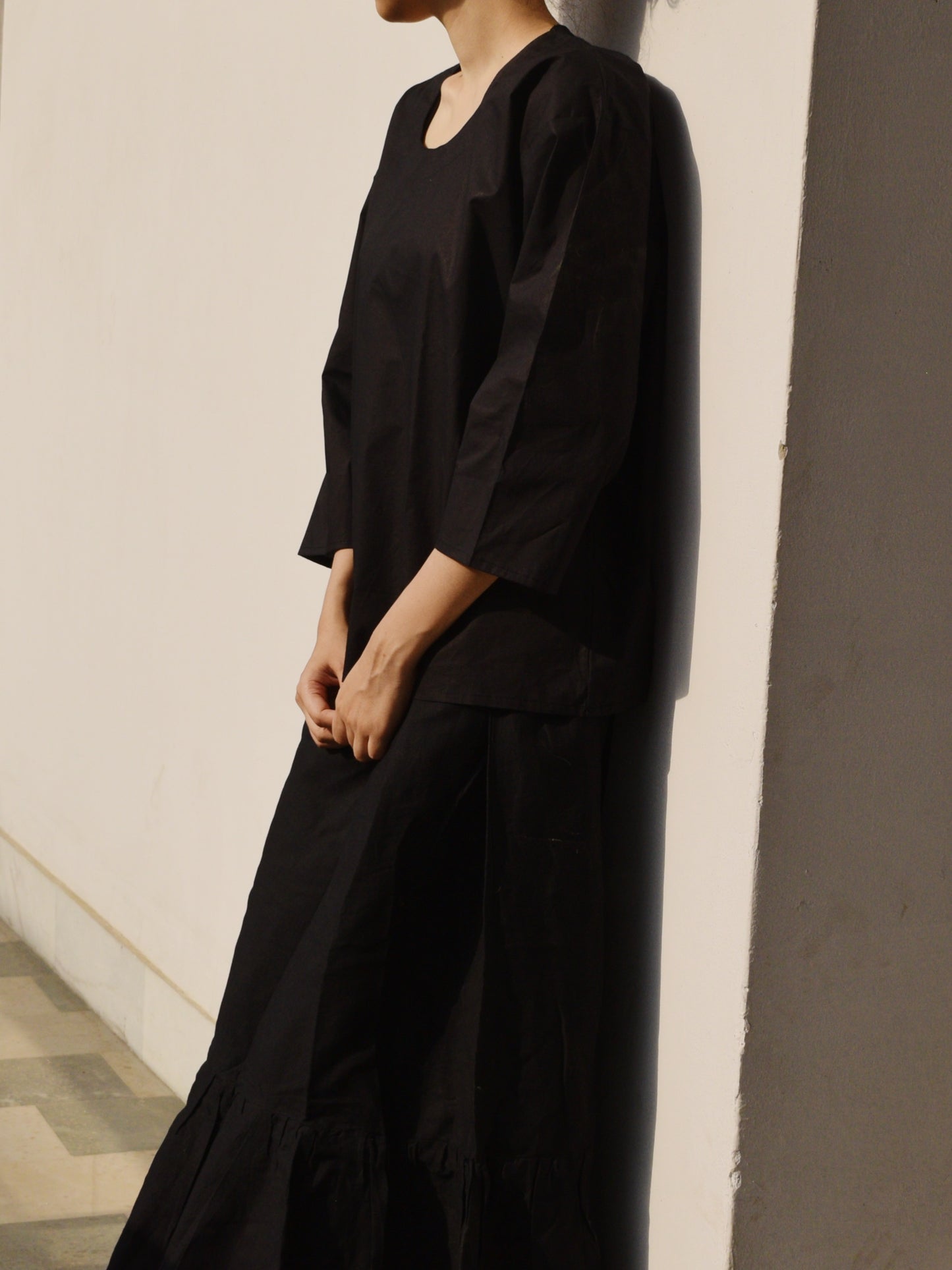 Poplin Shirt - Black