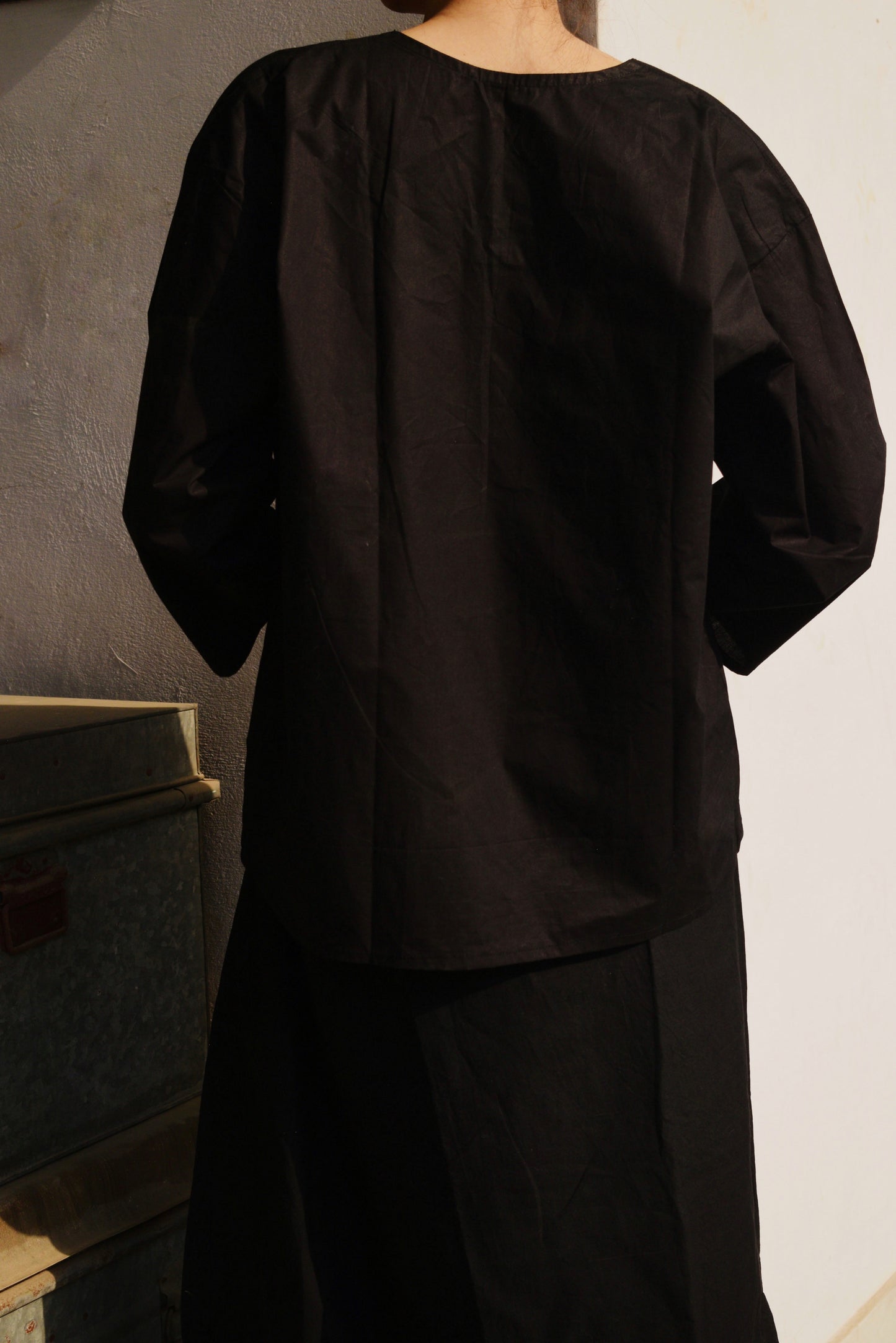 Poplin Shirt - Black