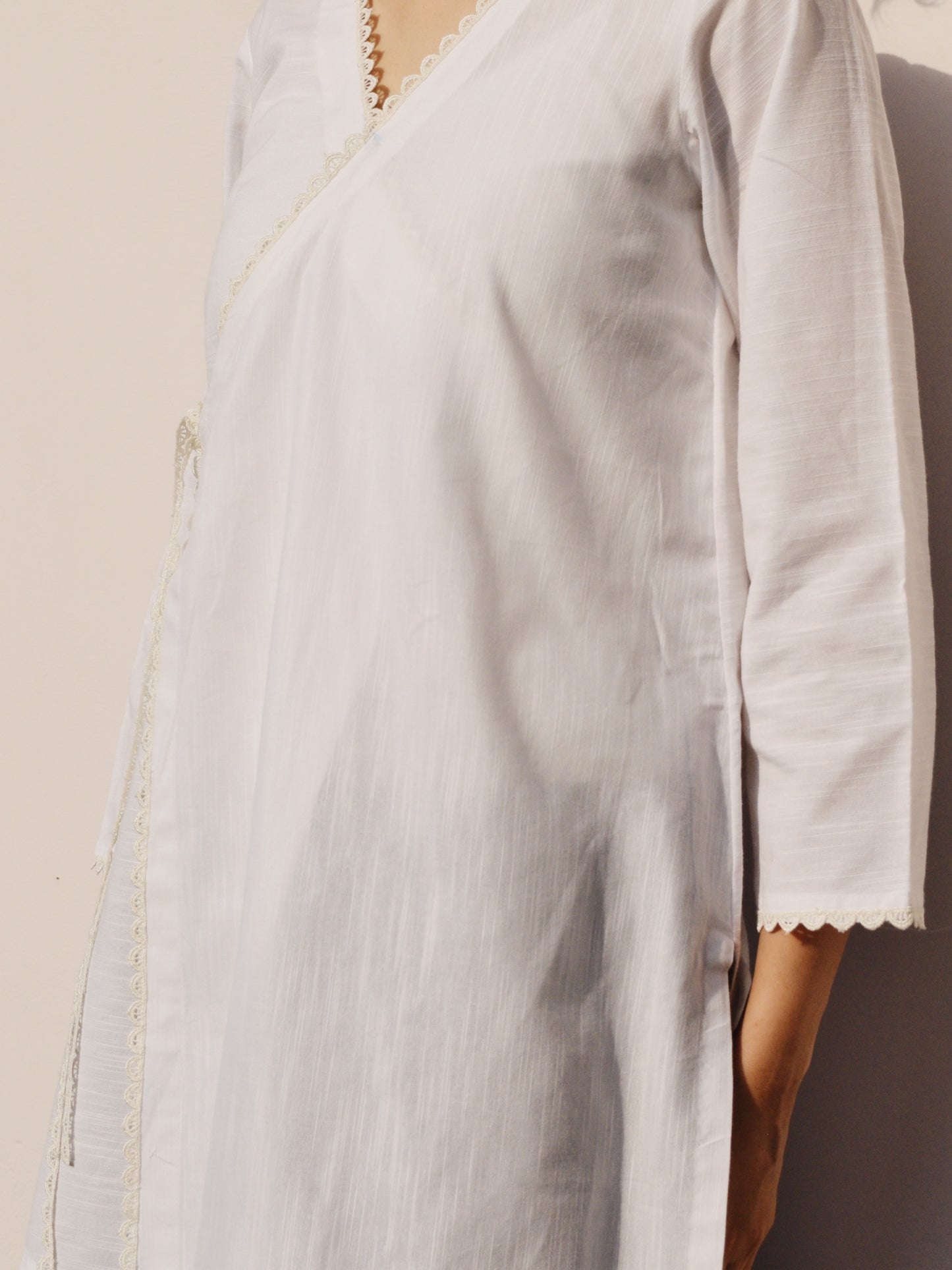 White Cotton Kurta