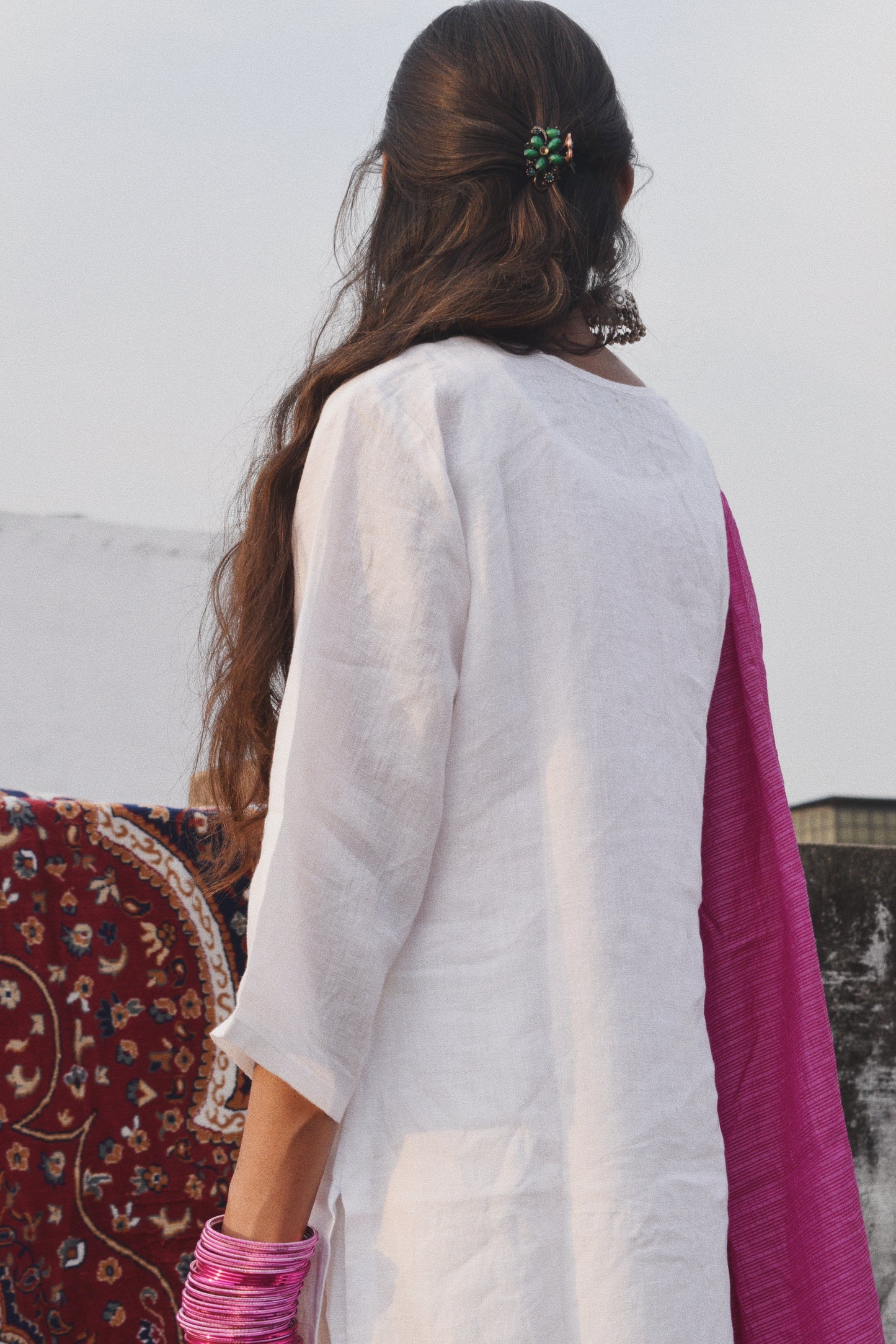 White Linen Kurta
