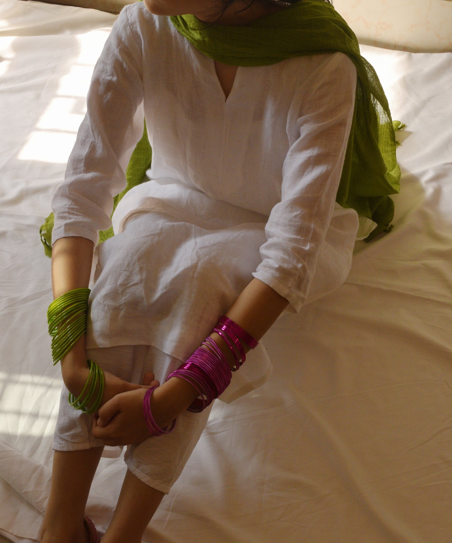 White Linen Kurta