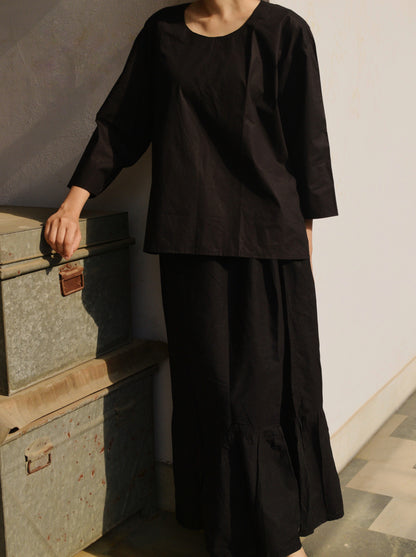 Poplin Shirt - Black