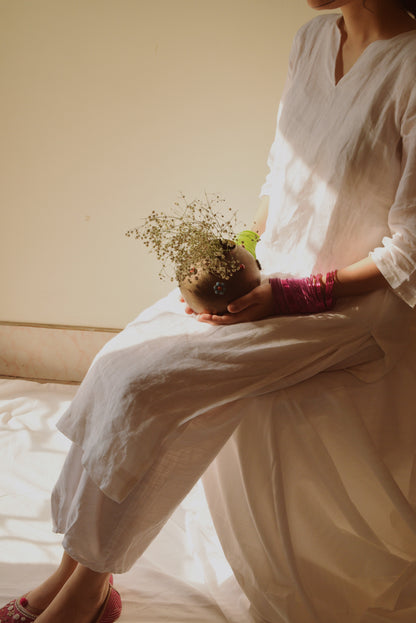 White Linen Kurta